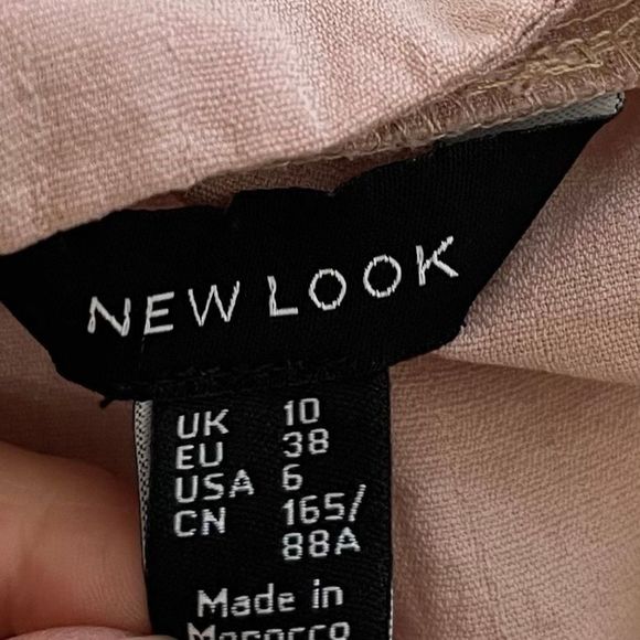 Pink front button flowy cute casual semi-cropped top medium 6 - Picture 4 of 9